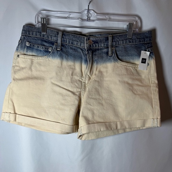 GAP Original Best Girlfriend Ombre Denim Shorts 31 - Picture 1 of 7